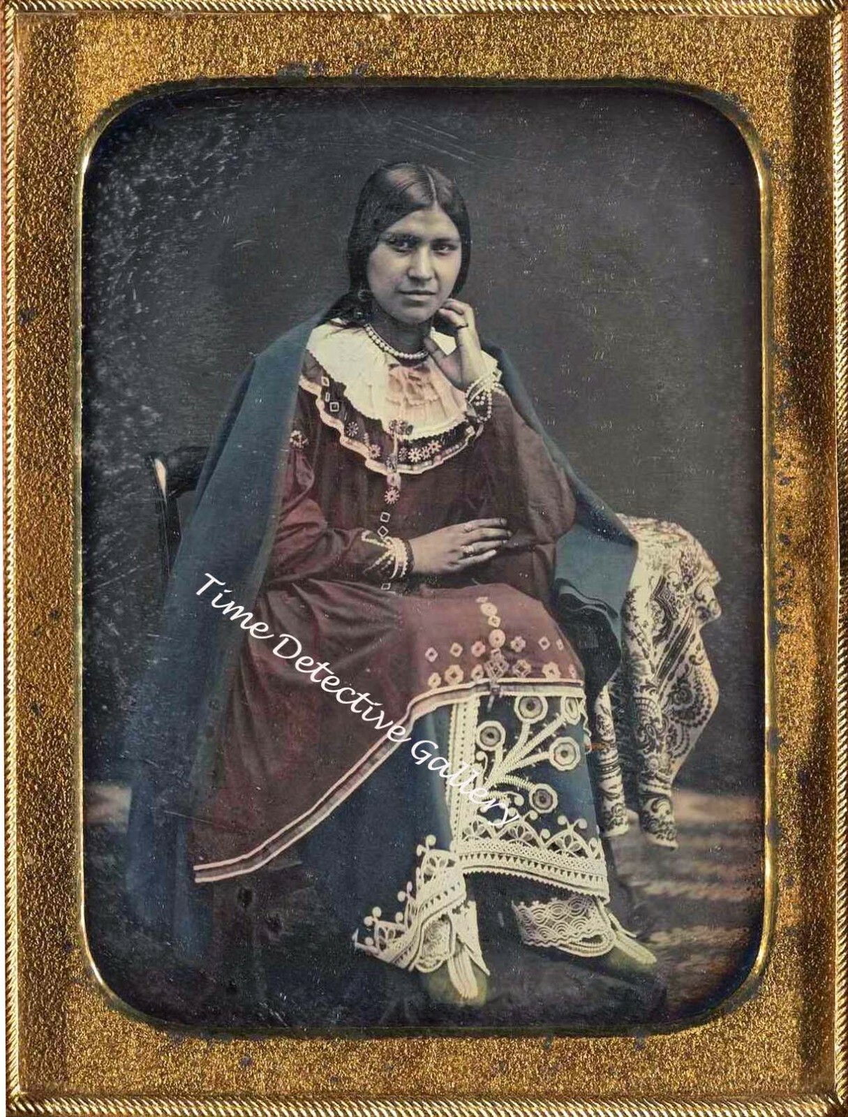 Beautiful Native American Seneca Woman - Historic Photo Print