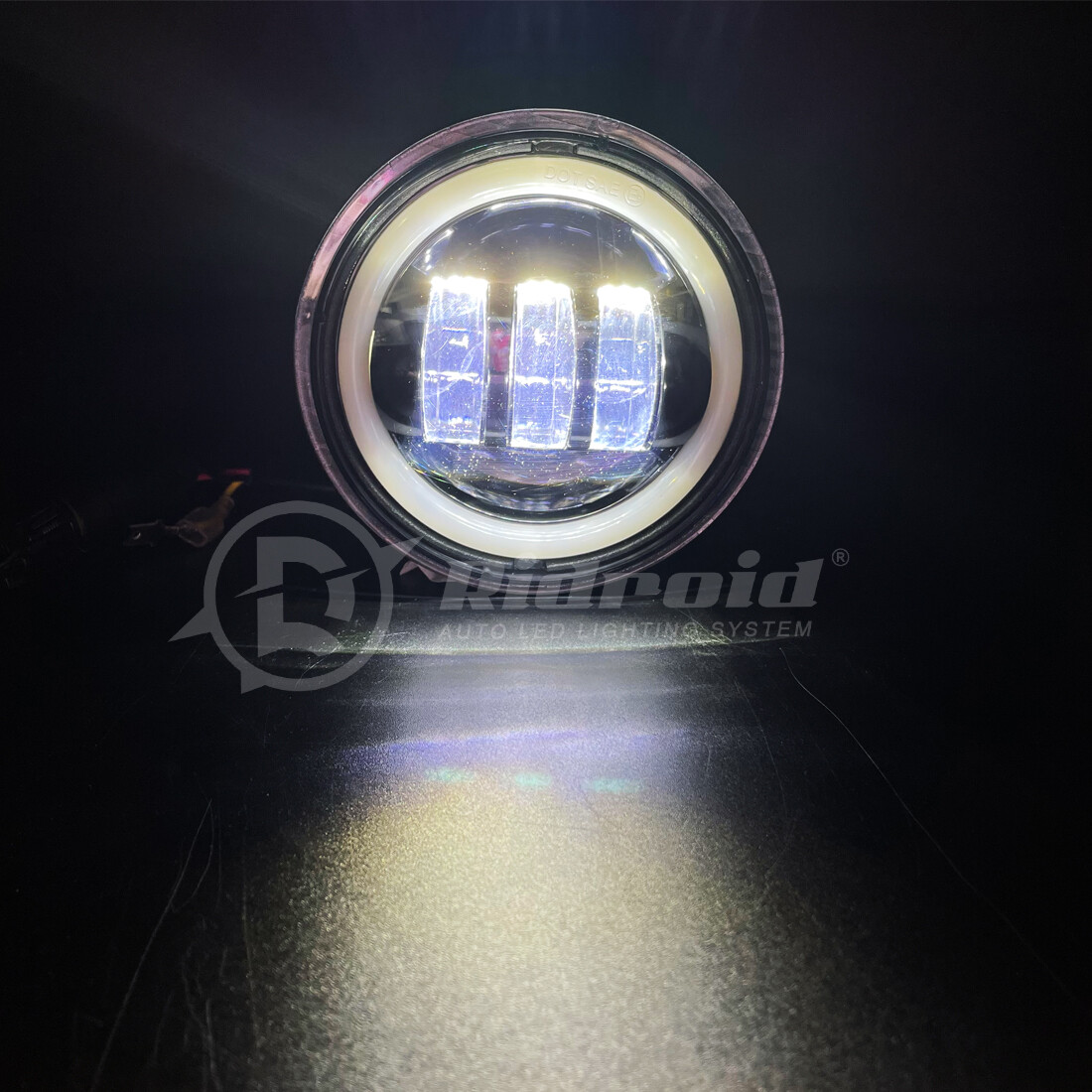 For 1993-2002 Pontiac Firebird Trans Am 2x 4.5" LED Halo Fog Lights Passing Lamp