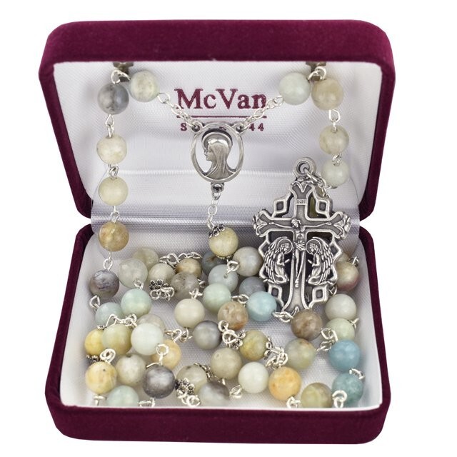 Amazonite Adoration Rosary