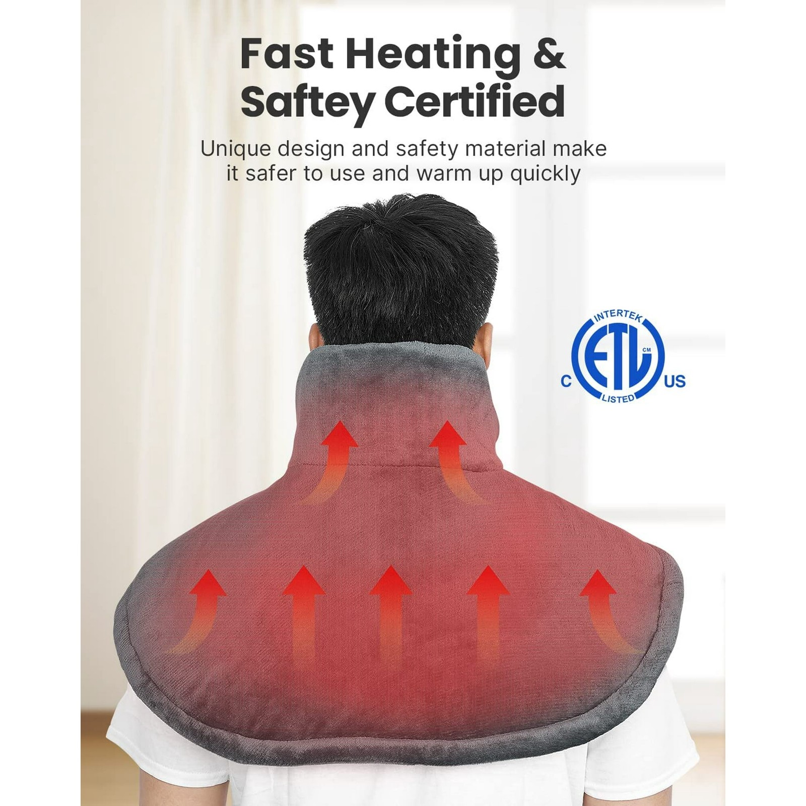 RENPHO Extra Large Heating Pad for Shoulders Neck and Back FSA HSA Eligible, New