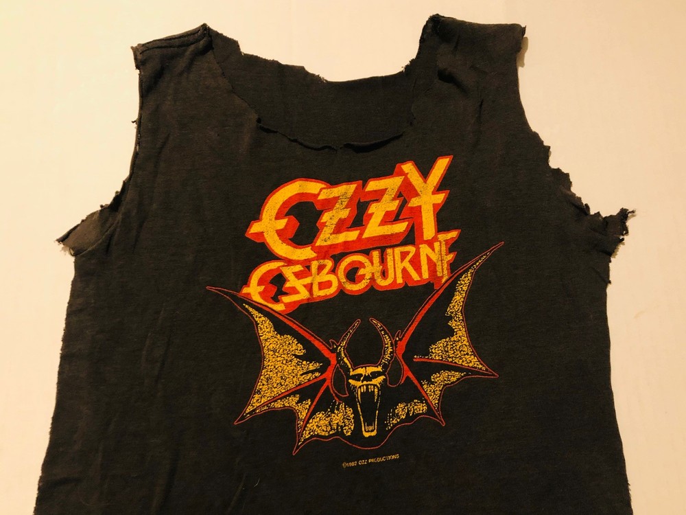 Vintage Distressed 1982 Ozzy Osbourne Diary Of A Madman Tour Shirt