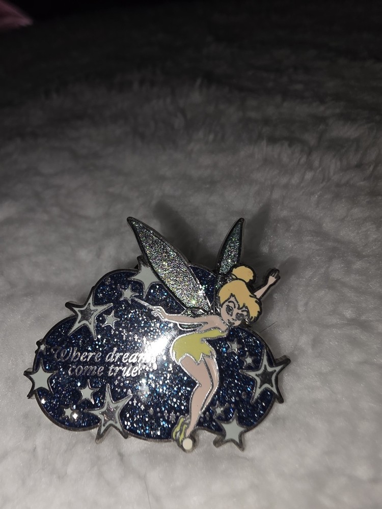 Disney Tinker Bell Enamel Pin - 'Where Dreams Come True'