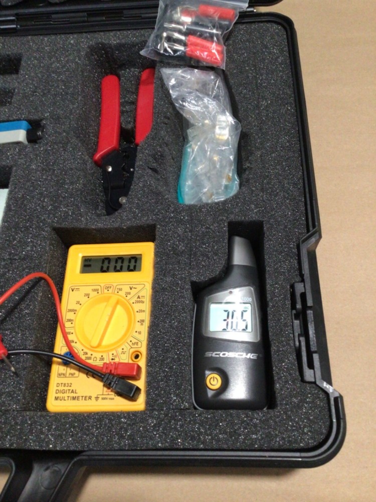 C-Tech Training Tester Case system kit home audio ?? copper cable ??