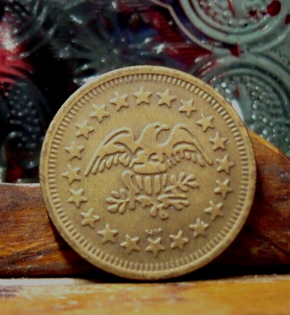EAGLE SHIELD NCV WITH EAGLE on BOTH SIDES OF TOKEN RARE
