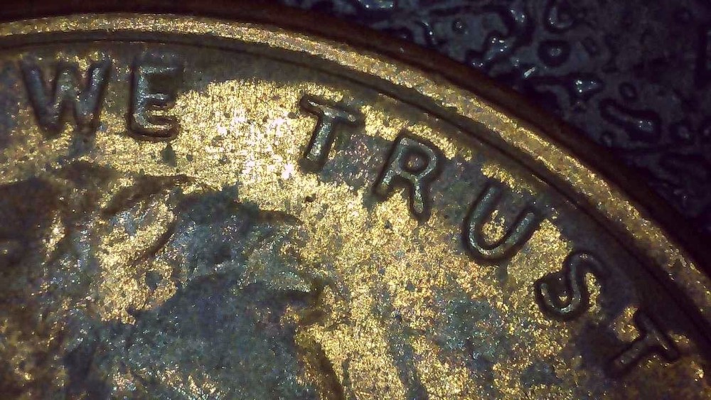 1979 D Lincoln Penny error collar break