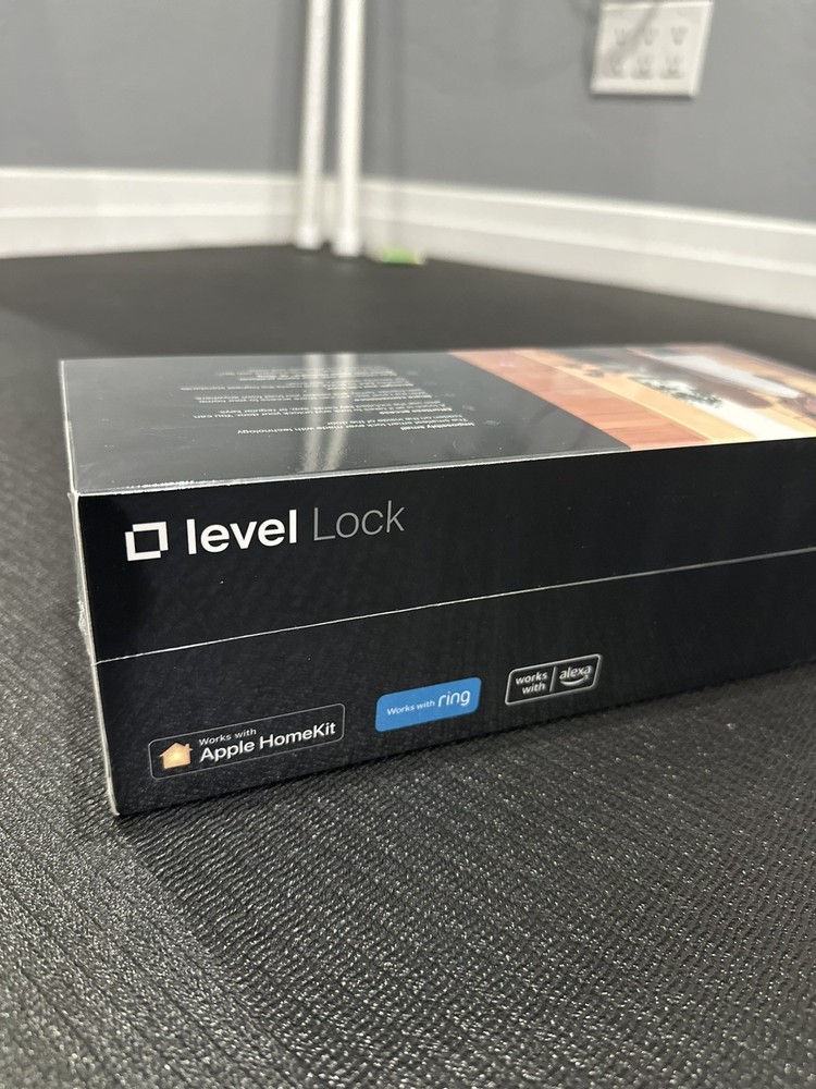Level Lock Touch Edition - The Invisible Smart Lock - Matte Black, Sealed