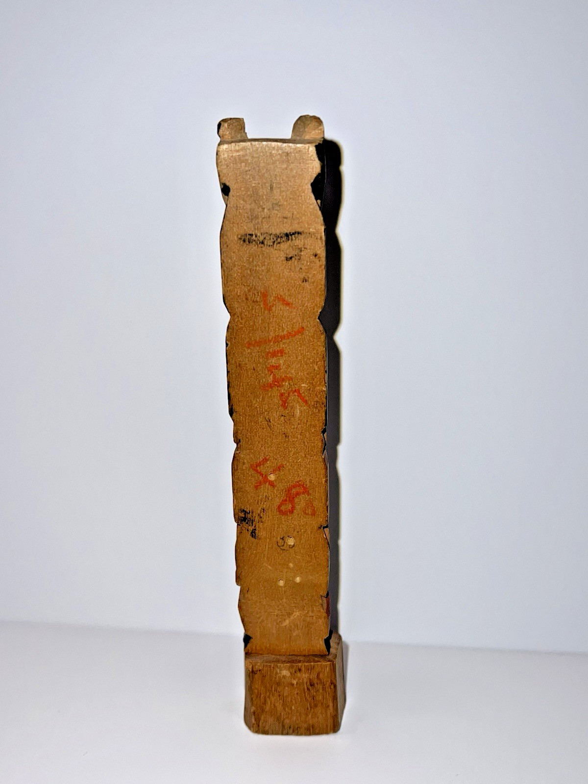 Native American Indian Pacific Northwest Coast Carved Tlingit 7" Tall Totem