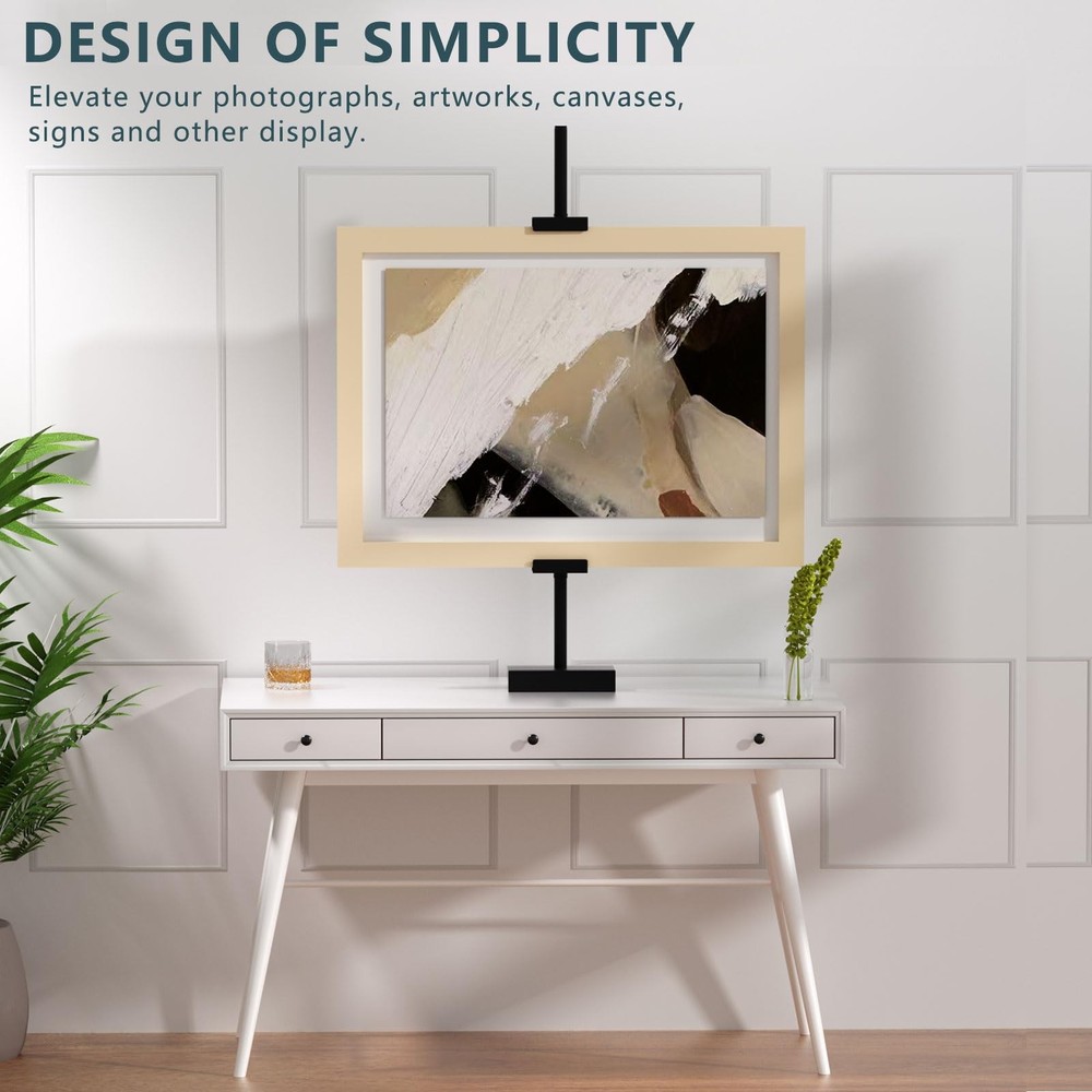 Tabletop Picture Frame Stand, Adjustable for Frames Up to 29" H, Frame Holder...