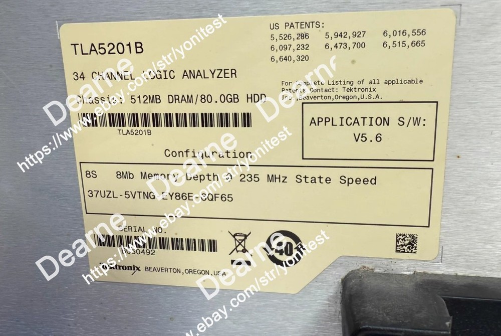 1pcs TeKtronix TLA5201B Logic Analyzer