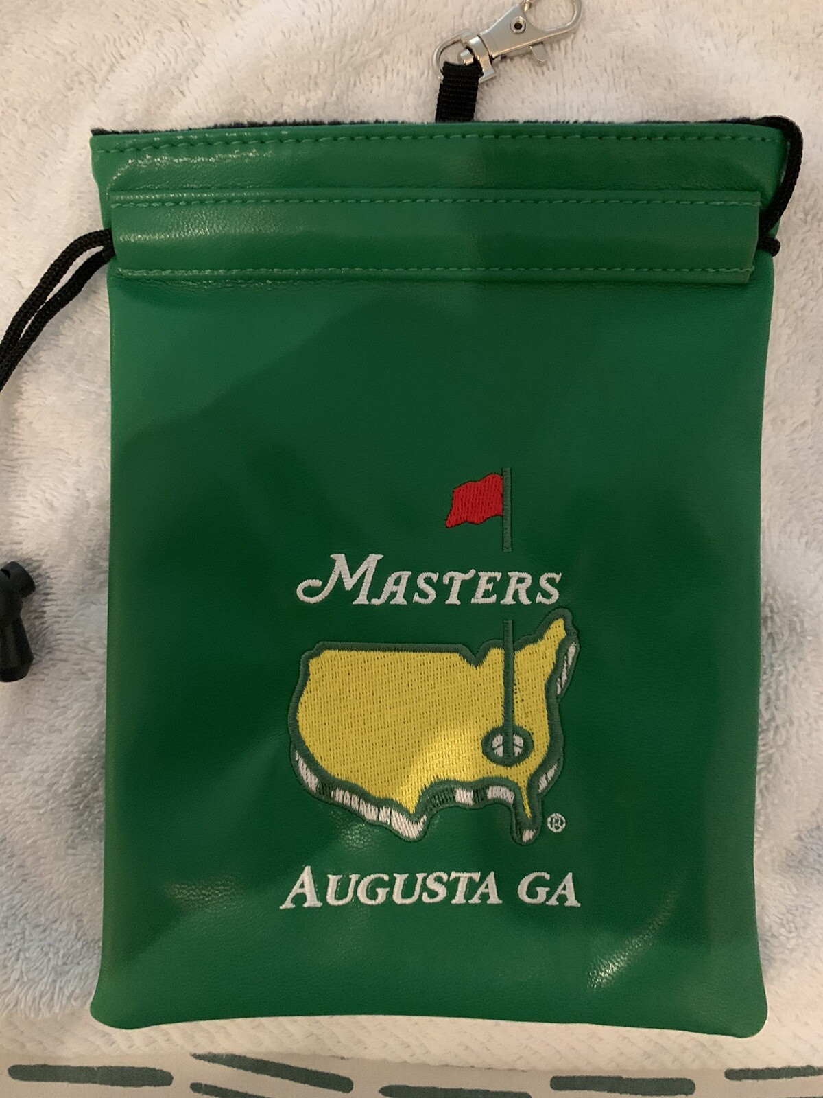 Golf Tee Pouch, 6x8 Inch Professional  Golf Tee/Ball Pouch Bag-leather