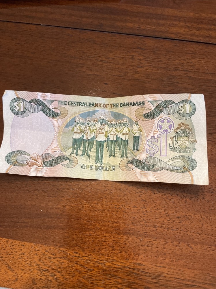 2001 BRITISH COLONY BAHAMAS $1 Bill