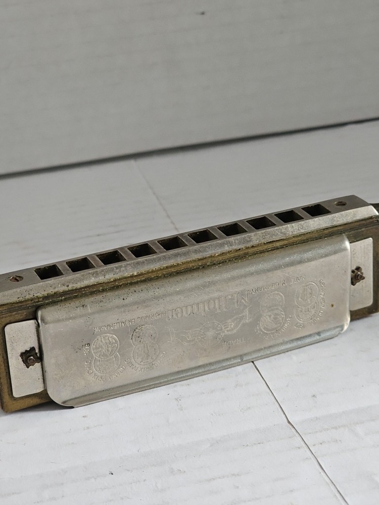 1930's Hohner Chromonica Harmonica With Echo Elite.
