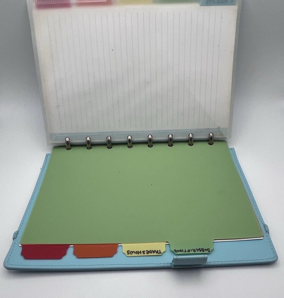 Tiffany Blue Martha Stewart Disc Notebook - Stack On 9 inches
