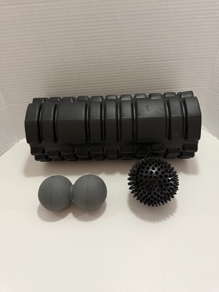 321 STRONG Foam Roller - Medium Density Deep Tissue Massager & 2 Small Massagers