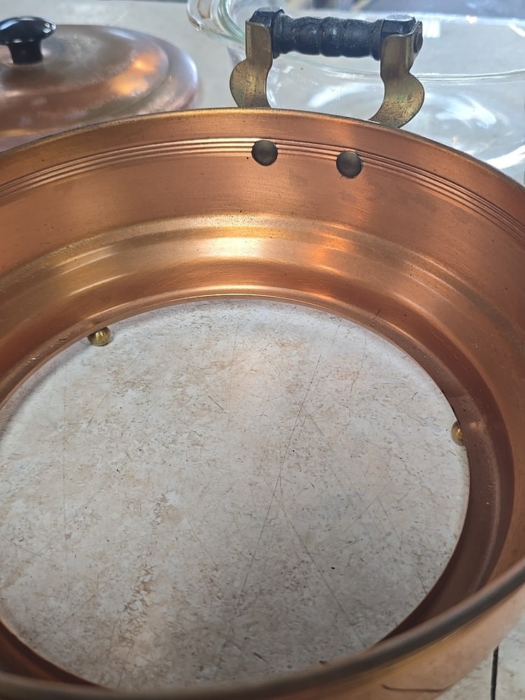 Coppercraft Guild Copper Serving Dish & Stand FREE SHIPPING