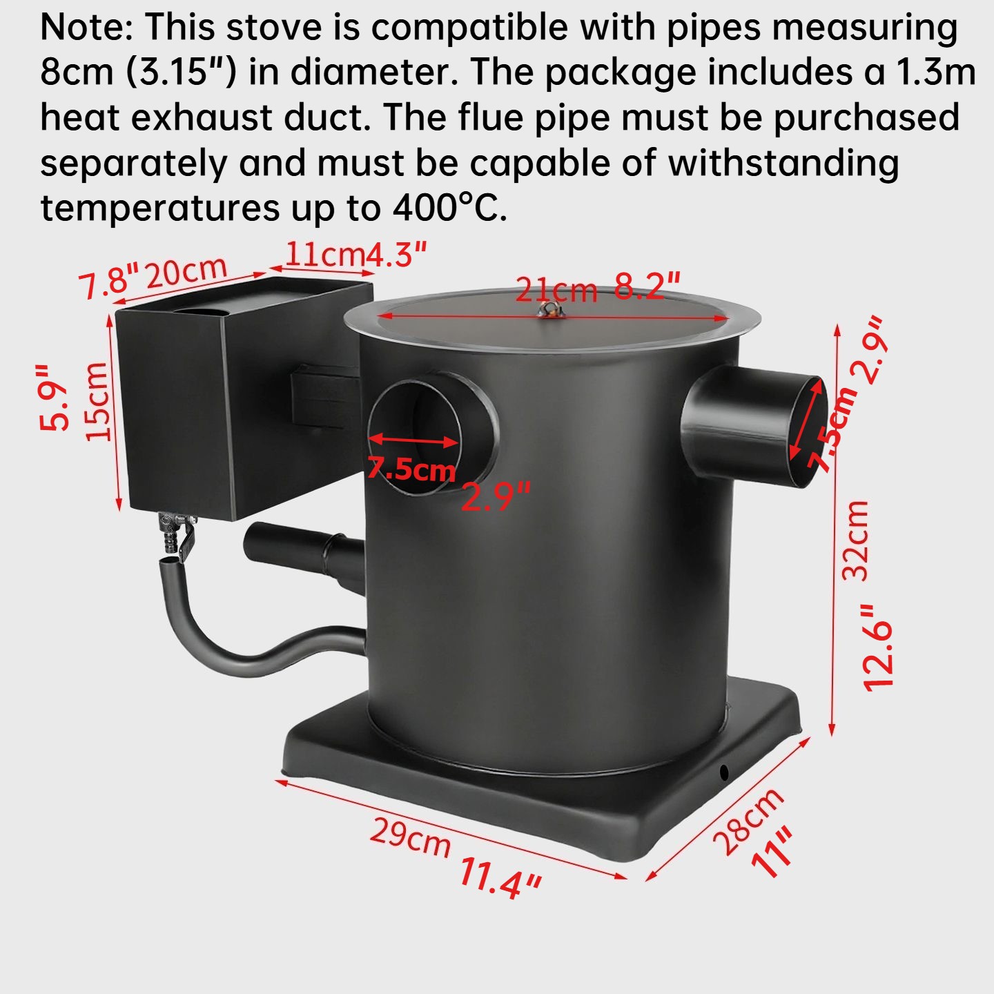 Outdoors Waste Oil Stove Oil Burner Cooking Heating Furnace Burning Tool Farm