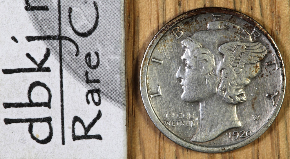 1920 D - Mercury Dime 10¢ - XF Extra Fine