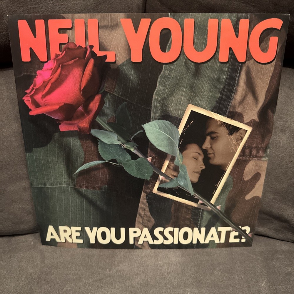 Neil Young  2002  Are You Passionate? 12x12 Promo 2-Sided Cover Flat Poster