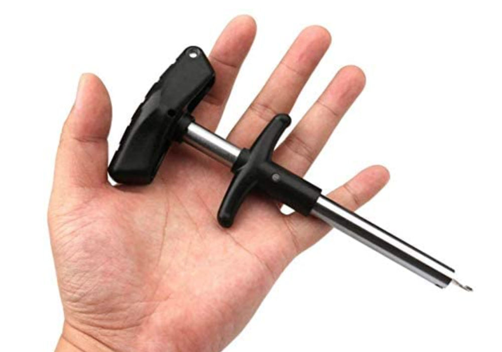 2 PACK Easy Fish Hook Remover Portable Extractor Detacher Puller T-Handle 6.75in