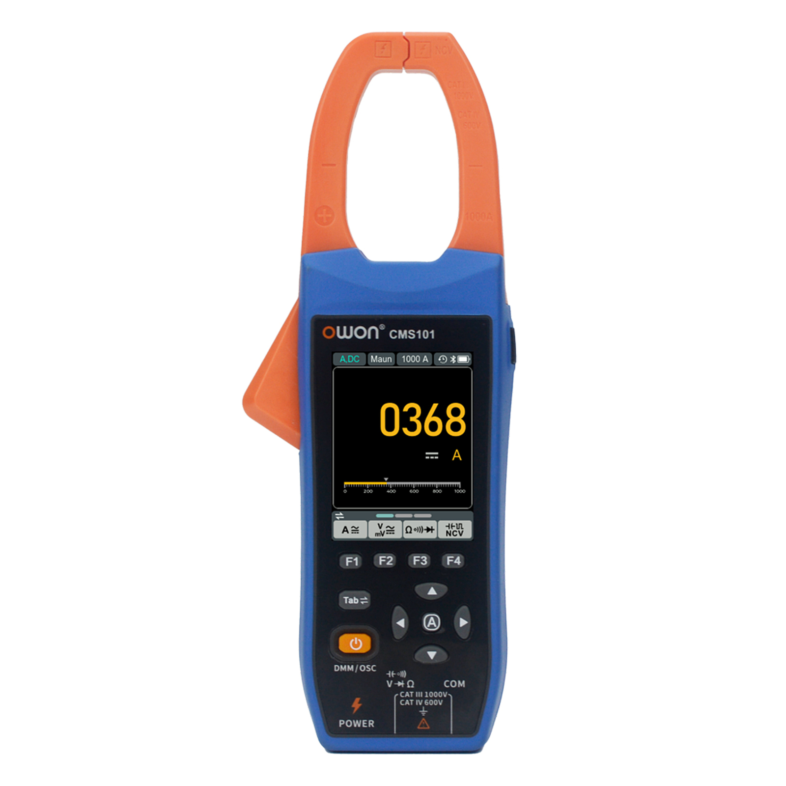 Owon CMS101 1000A AC/DC Clamp Meter 1MHz Oscilloscope True RMS NCV Recorder