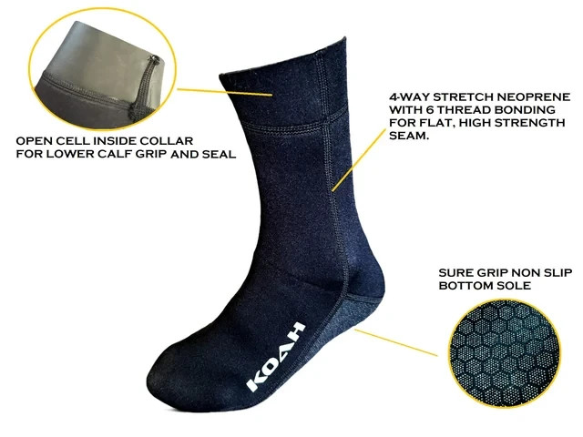 Koah 2mm Dive Fin Sock (Pair)