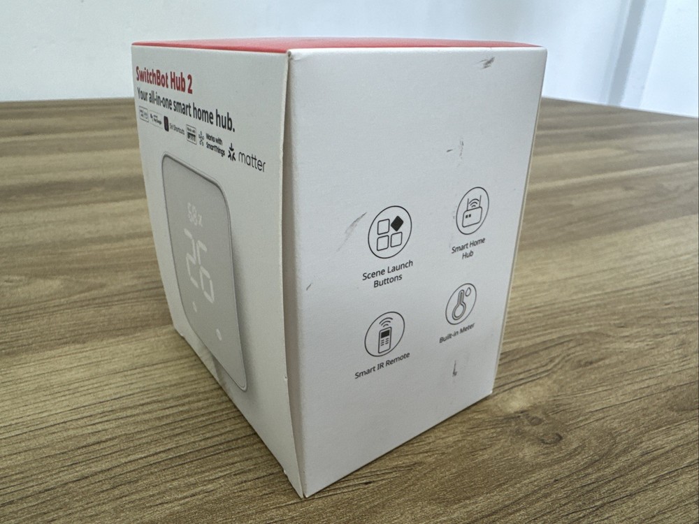 SwitchBot Hub 2 White Remote Control WiFi Thermometer Hygrometer New Sealed Box