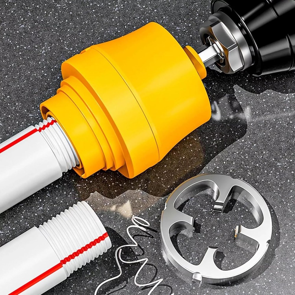 PVC Thread Maker Tool for Electric Drill Pipe Threader Kit and 1/2" 3/4" 1" Dies