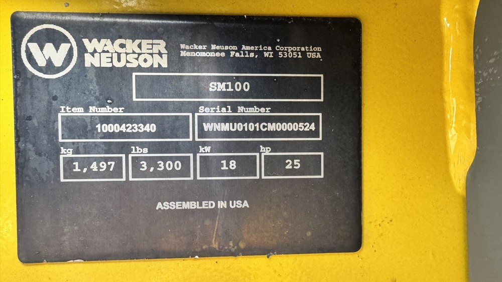 Wacker Neuson SM100 Mini Track Loader, Yanmar Diesel
