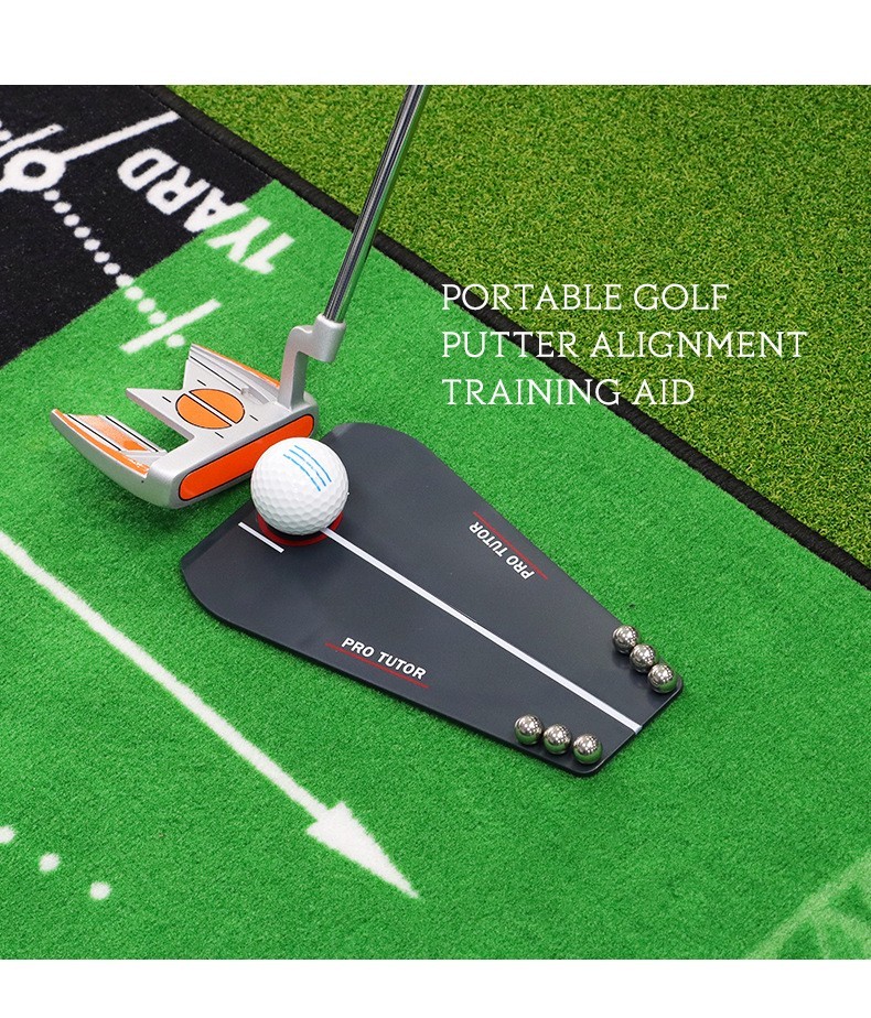 New Golf Putting Practice Aid - Correcting Putting Posture Practice Device