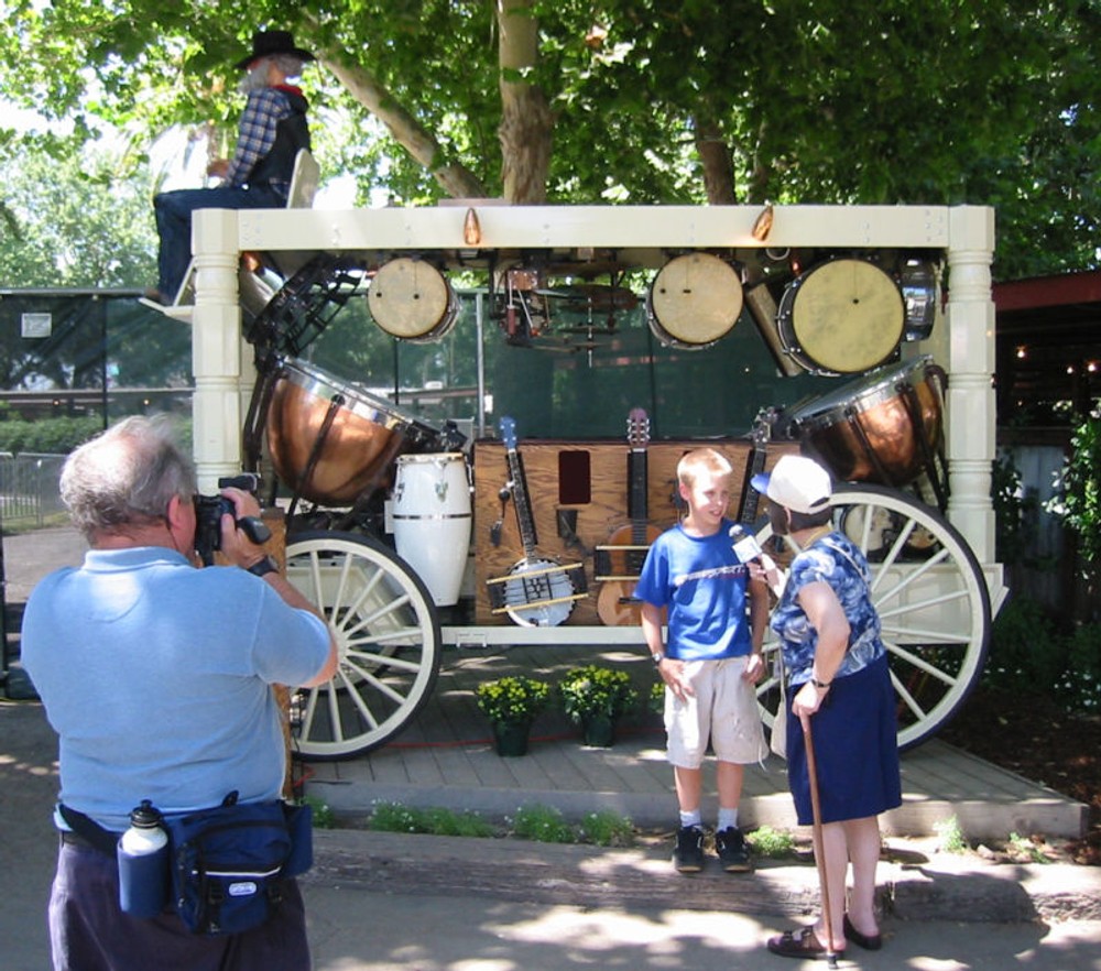 Robotic Orchestra Wagon mounted timpani drums