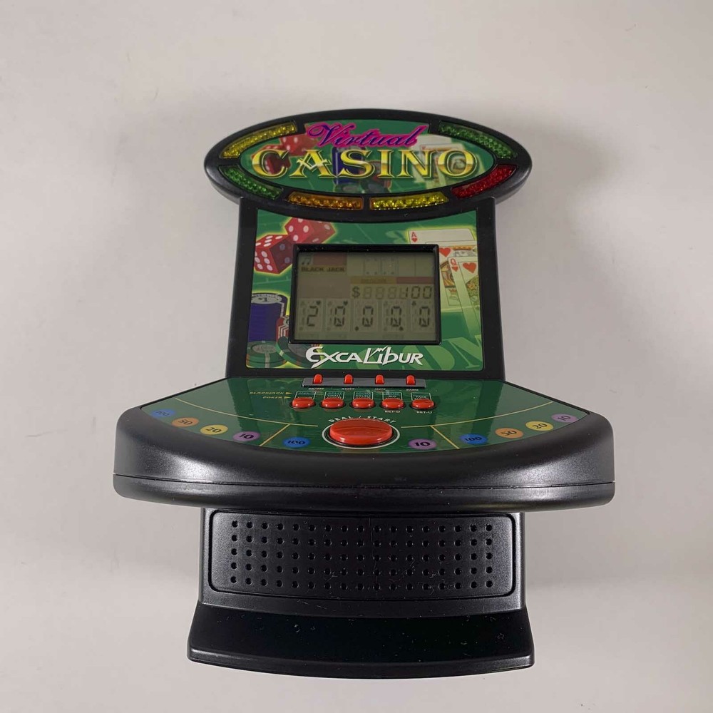 Electronic Game Excaliber Electronics Virtual Casino Tested Worked B-B