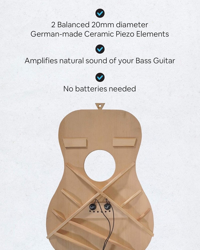 Journey Instruments EP002K Two Balanced German Passive Pickup Piezos