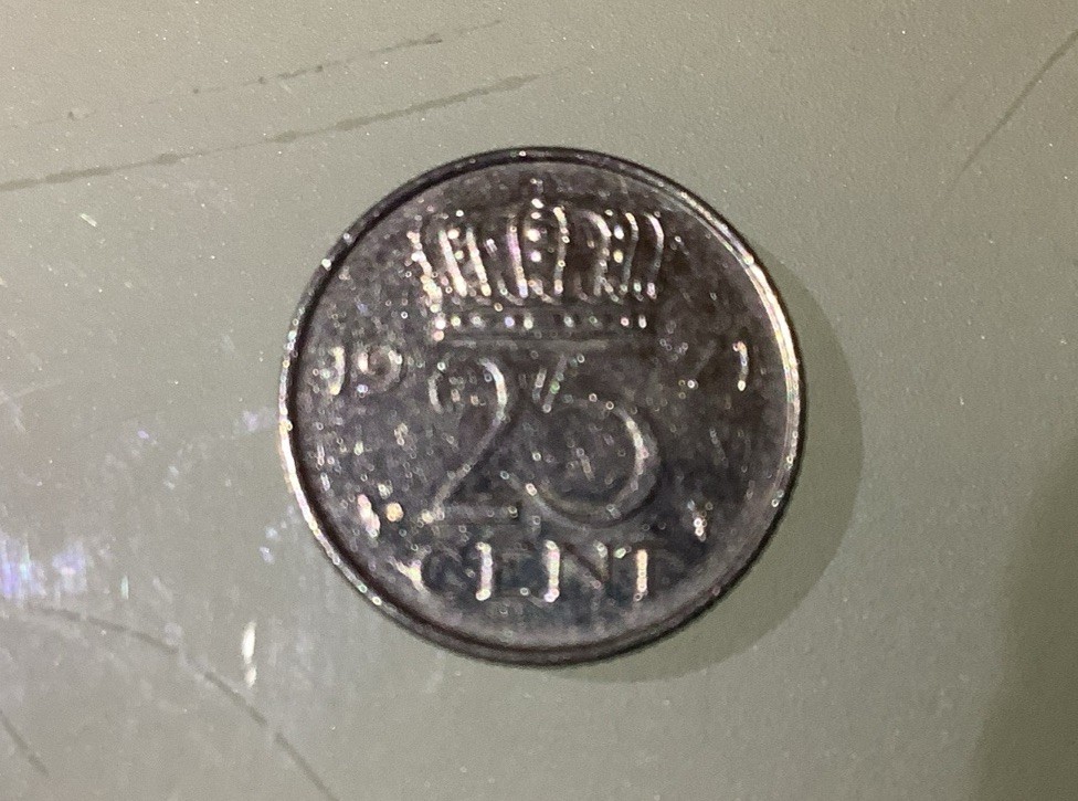 Netherlands 25 Cent 1971 Circulated