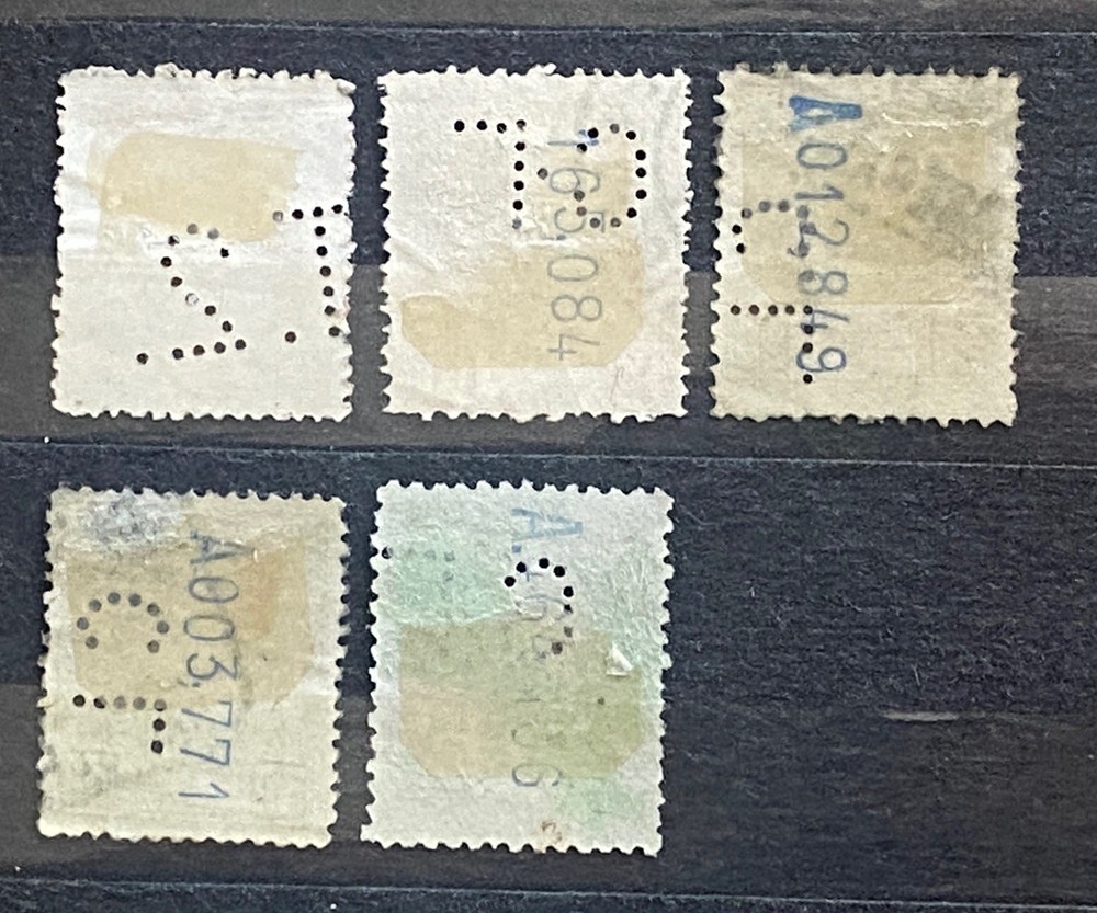 Spain Alfonso Perfin Various Issue MF34