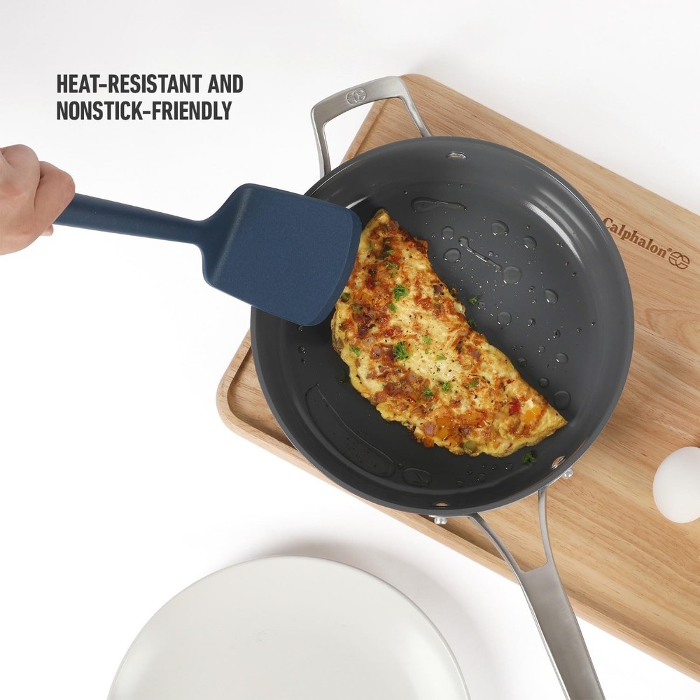 Calphalon Edge Silicone Flexible Turner - Navy Blue