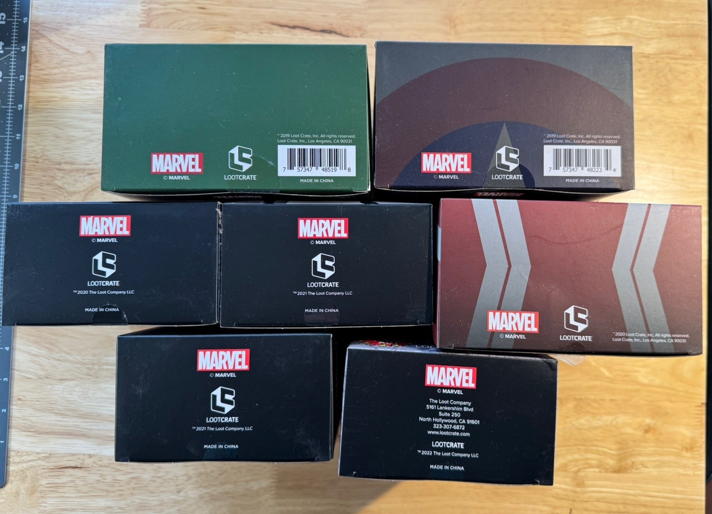 3D Comic Standees Lootcrate Exclusives Lot of 7 Avengers Hulk Thor Spider-Man