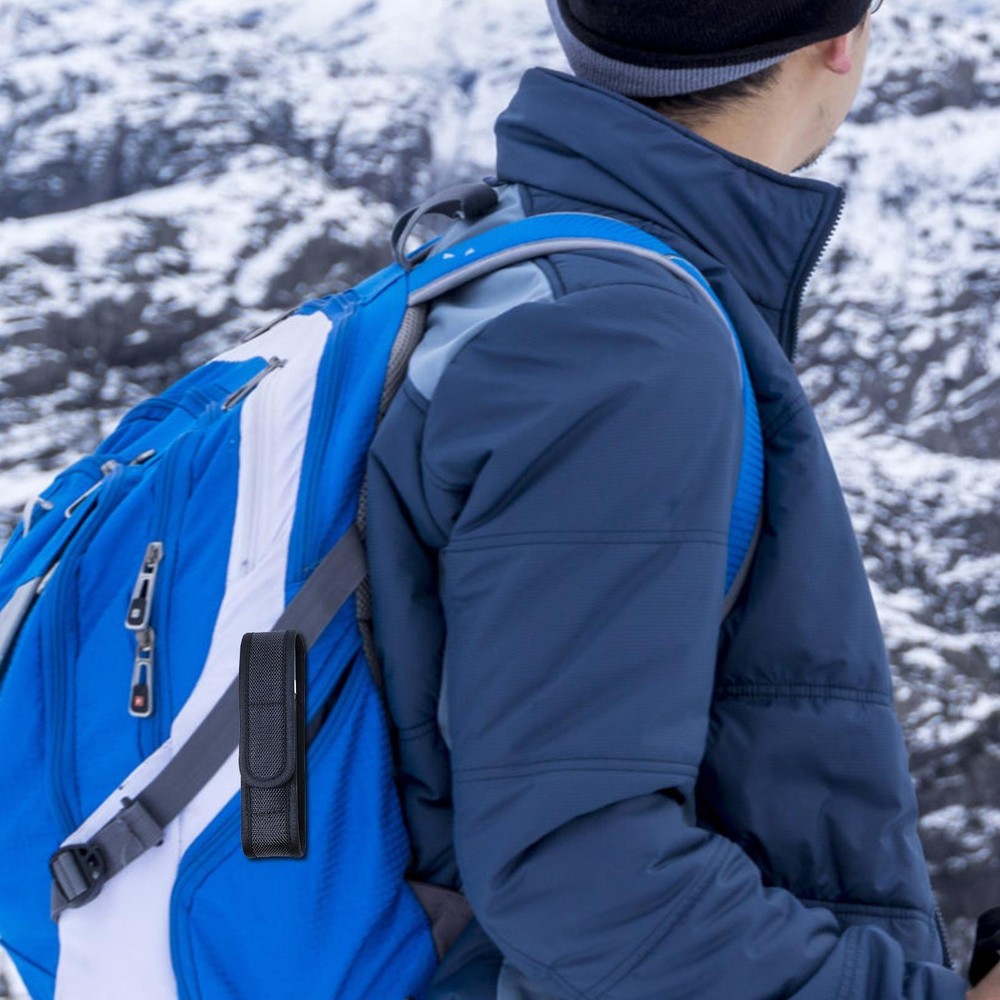 Waterproof Flashlight Holder Nylon Belt Holster Flashlight Torch Case Pouch