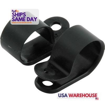 Allstar ALL18314, Set of 10 Black Nylon Nylon Line Clamps 5/8In 10Pk Performance