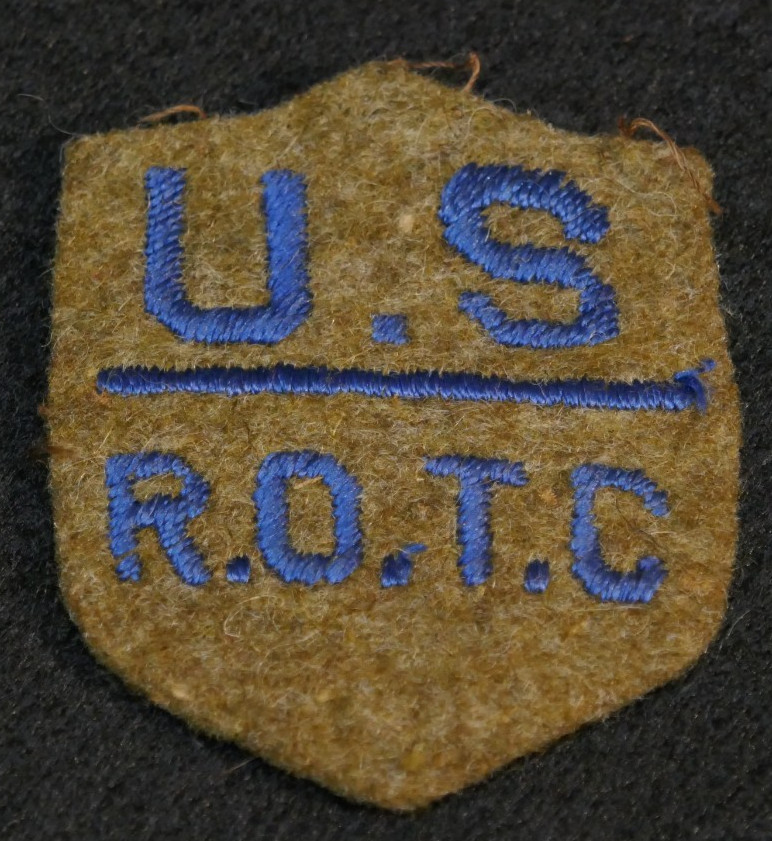 Interwar US Army ROTC Reserve Officers Training Corps Sleeve Cuff Patch Wool