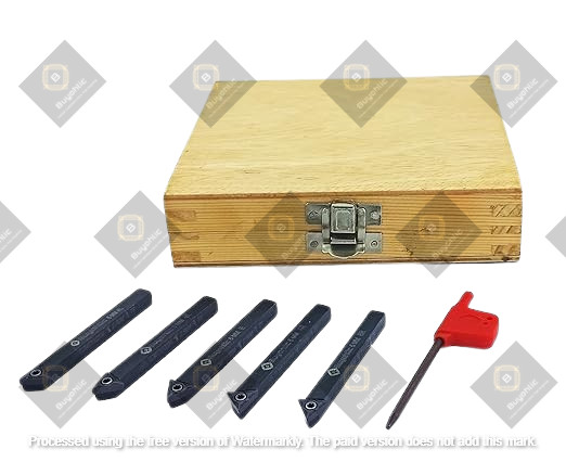 Lathe Epoxy Finish Indexable Turning Tool Holder with Carbide Inserts