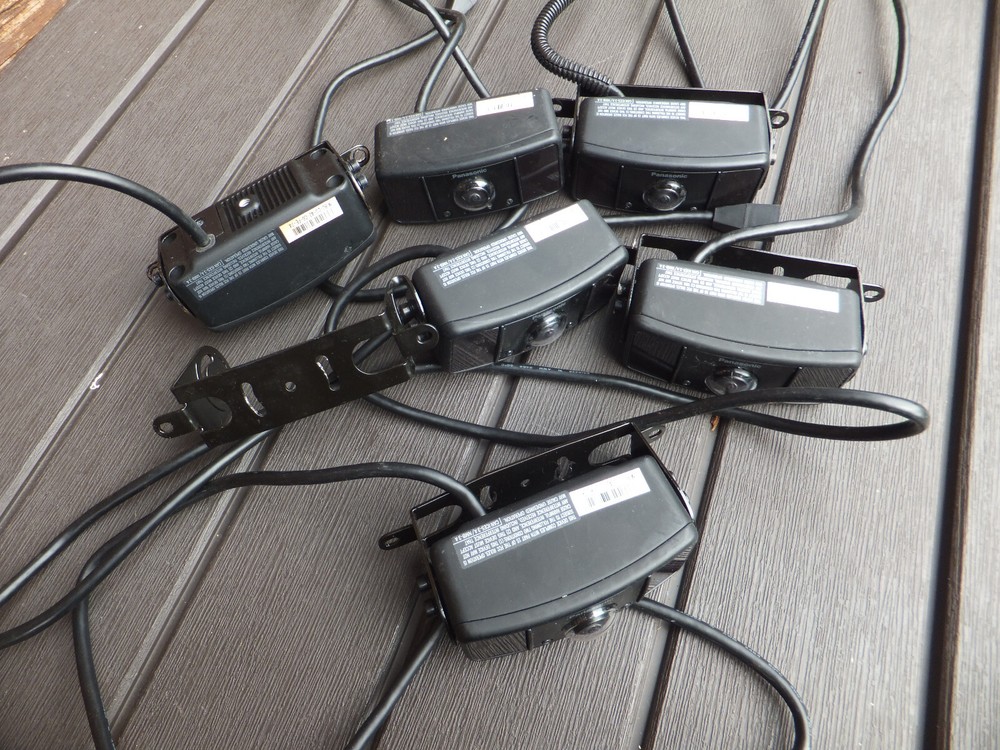 6 Panasonic WV-VC31 Network Camera Arbitrator Network Police Back Seat Camera