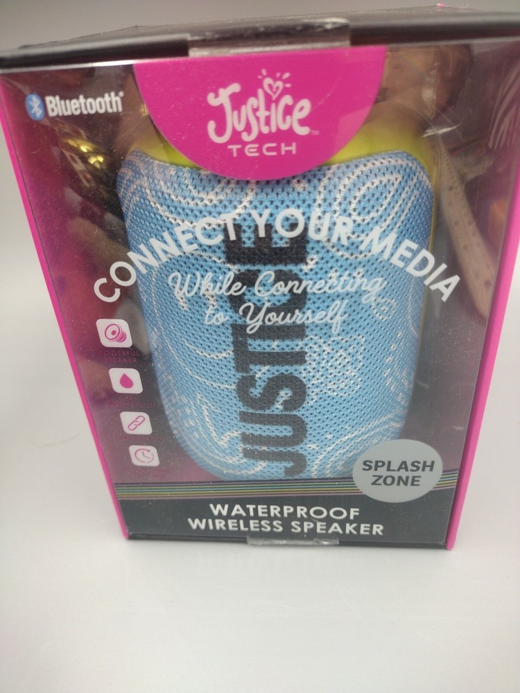 Justice Bluetooth Waterproof Kids Wireless Speaker