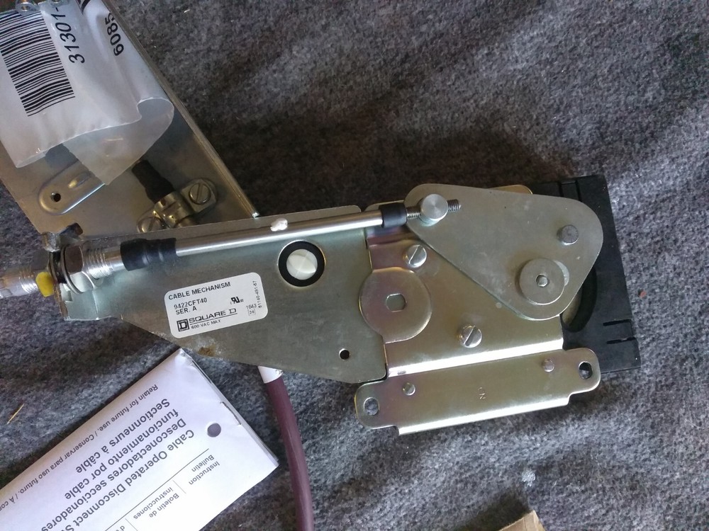 Schneider Square D 9422-CFT40 Flange Mount Disconnect Cable Assembly 48"