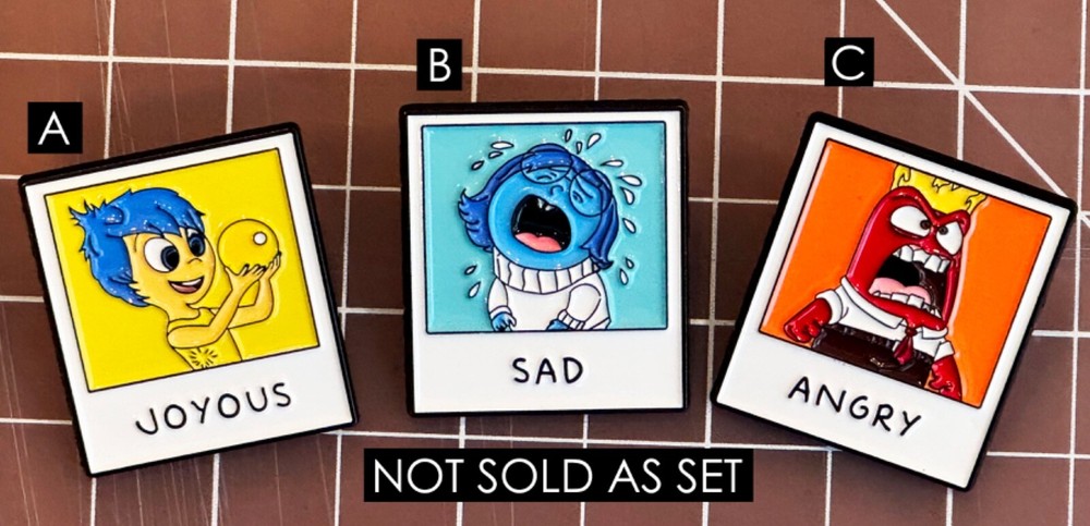 Disney Inside Out Poloroids Pins
