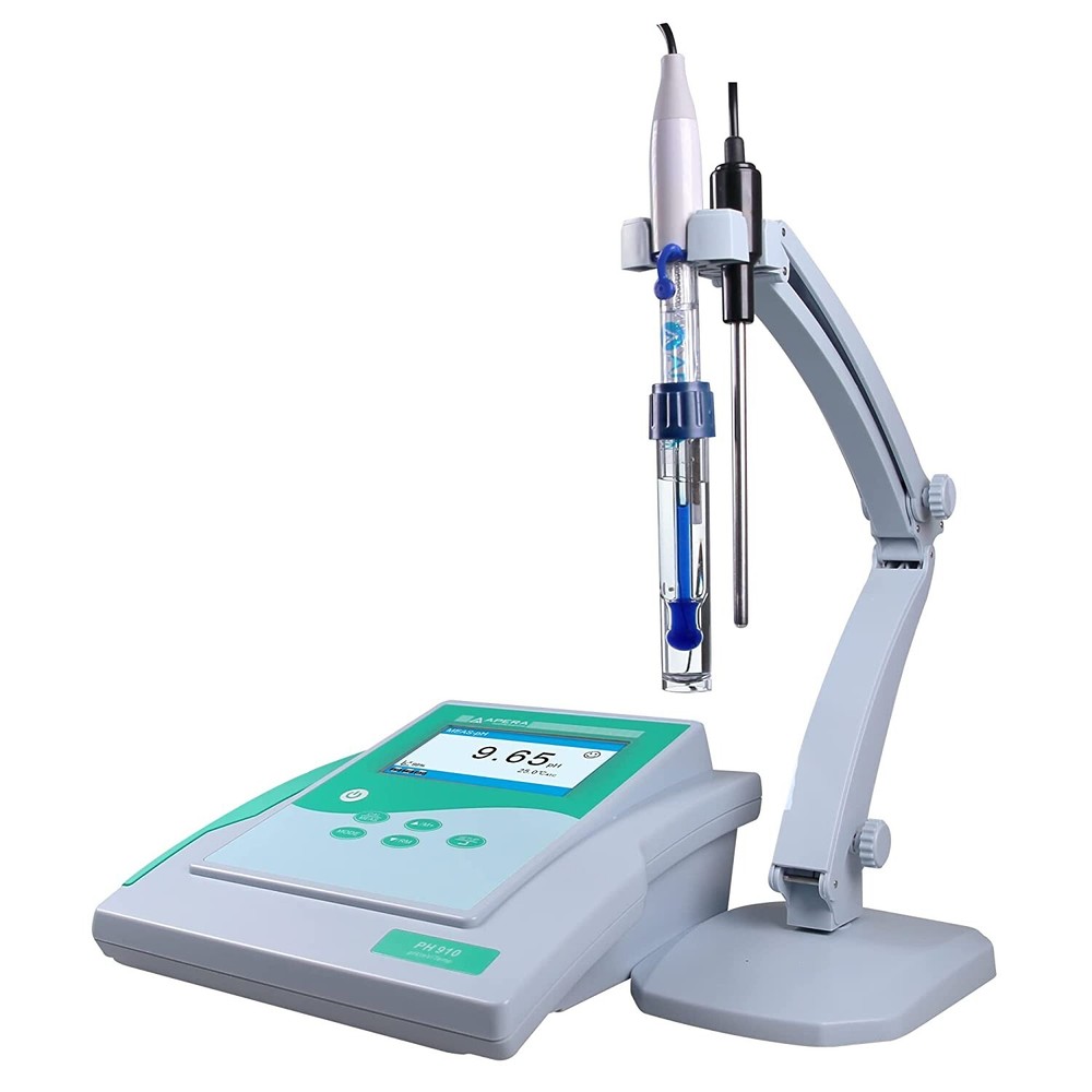 Apera Instruments PH910 Benchtop Lab pH Meter Kit with LabSen 211 Refillable