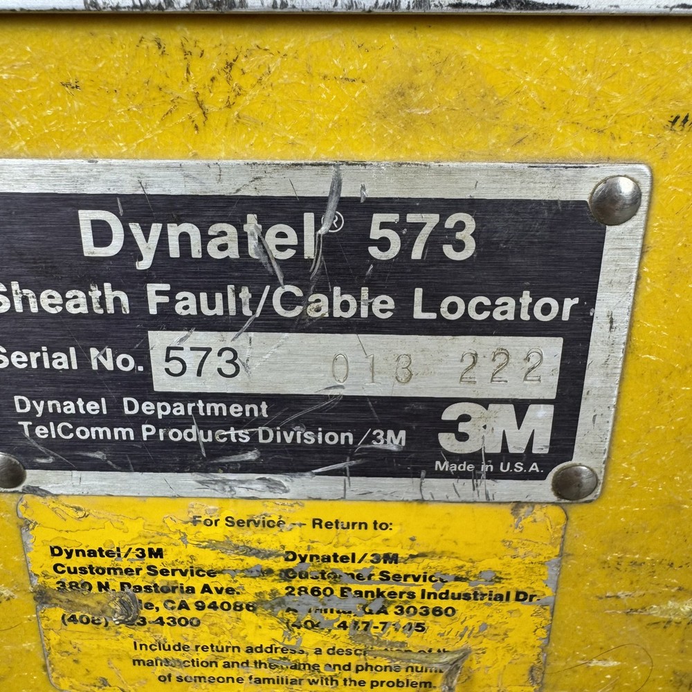 Dynatel 573 Sheath Fault Cable Locator System Cable Location UNTESTED