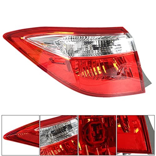 Outer Left Tail Light Assembly Replacement for Corolla 2014-2016 OE-Style