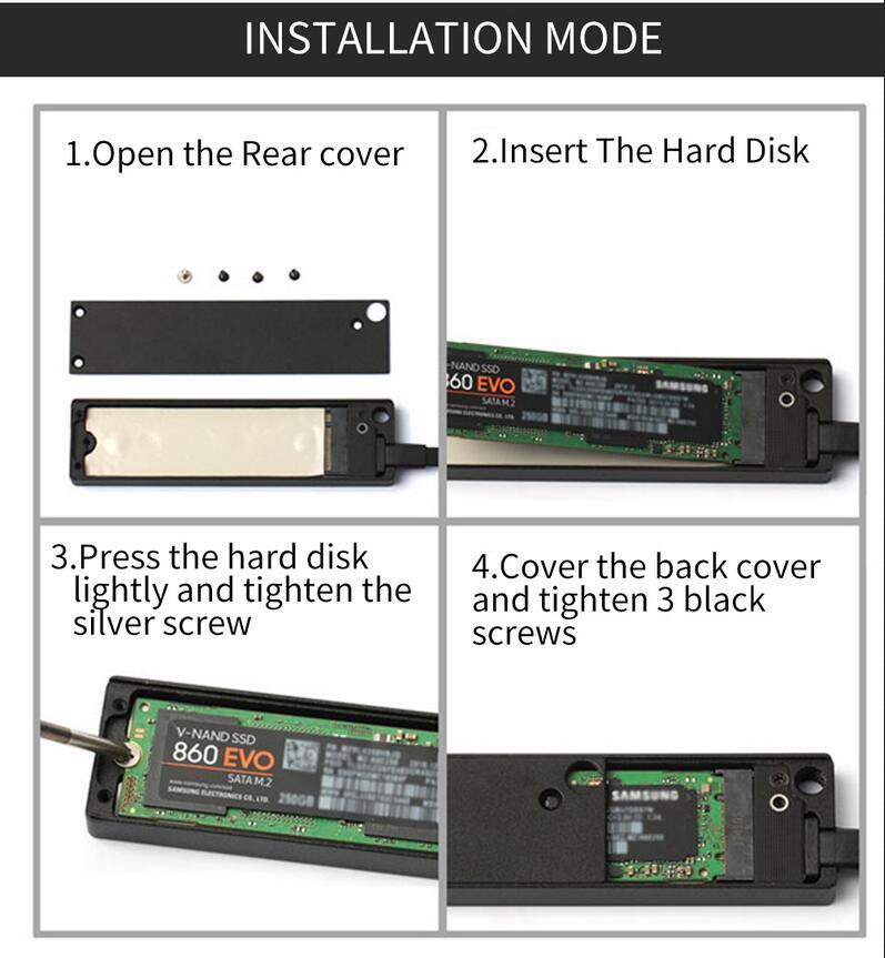 ZITAY CFAST TO SSD SATA M2 Card Coupler Adapter Fit For BMPCC 4K 6K ZCAM E2