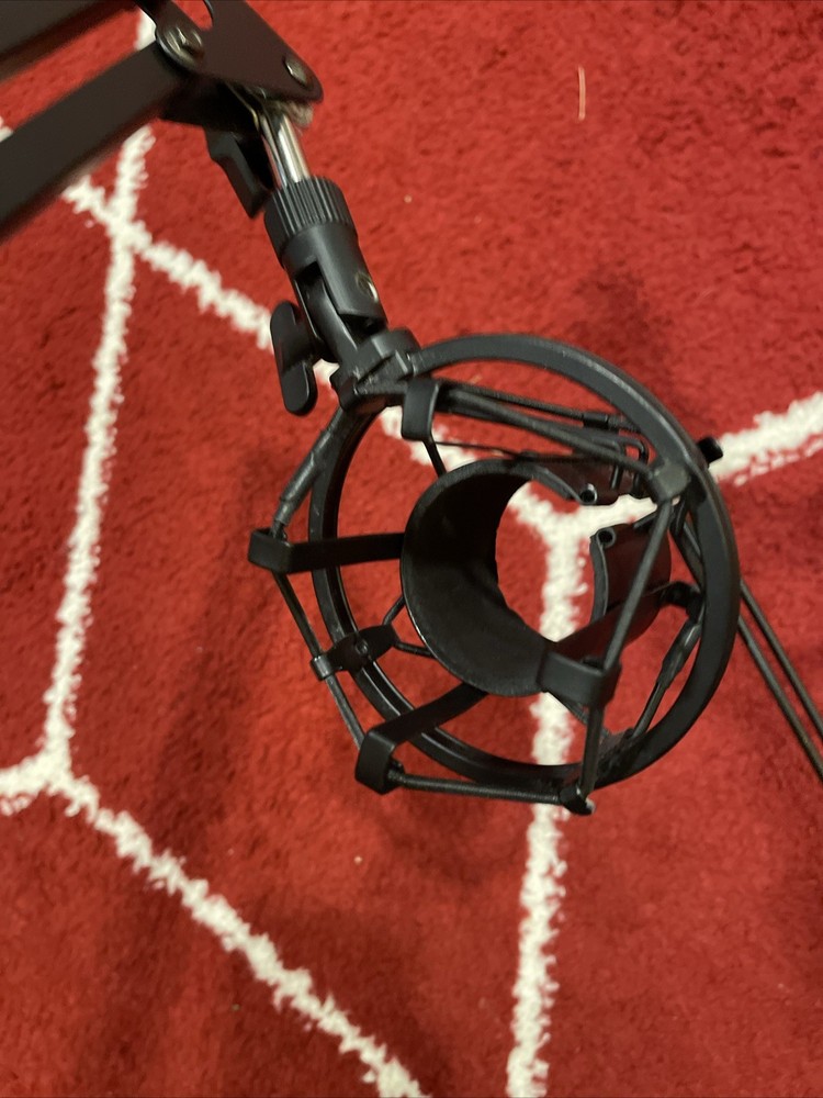Pro line suspension shock clamp tabletop mic stand holder