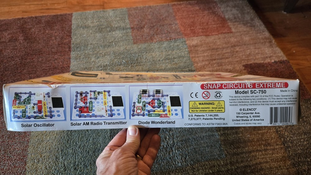 Complete-Elenco Snap Circuits Extreme SC-750 Electronics Exploration Kit